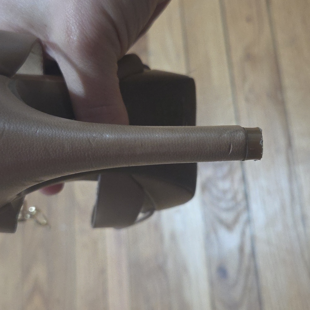 Thalia Sodi Beige Strappy Heels - Picture 8 of 10